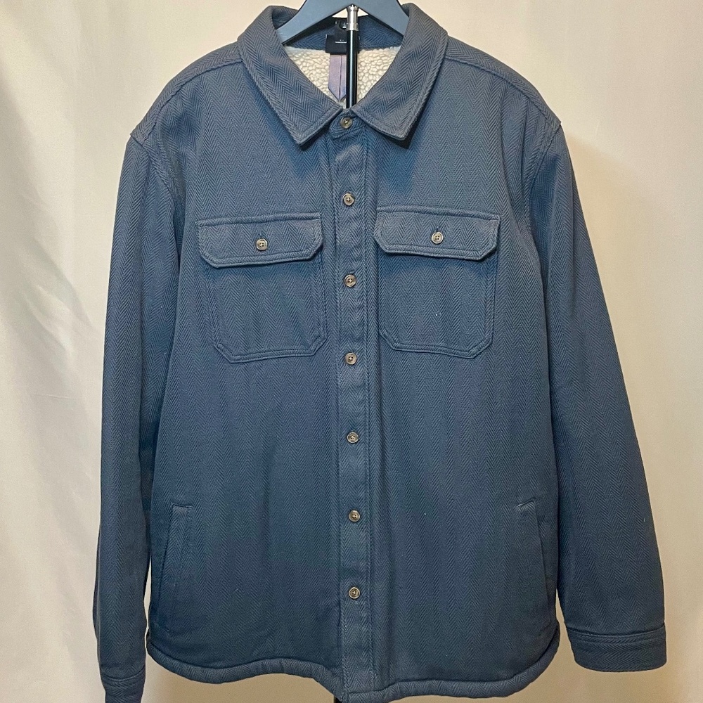 Large Patagonia LS Button Down Shirt Jacket
